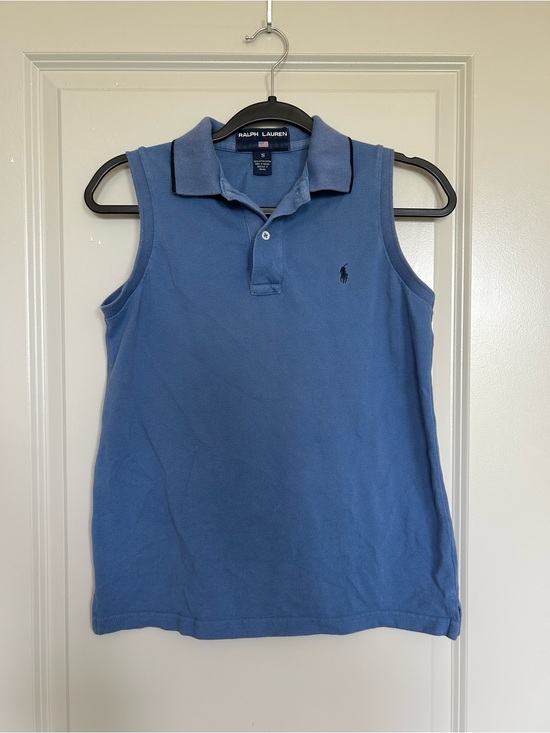 Polo Ralph Lauren Tops - Ralph Lauren Polo Sport Sleeveless Polo in Dusty Blue